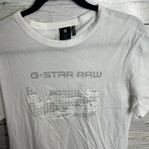 G - Star Raw men's T-shirt white size small - Picture 6 of 8